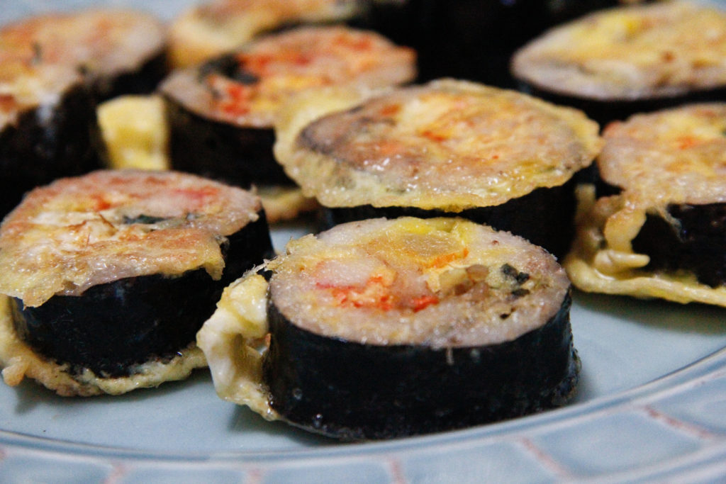 Egg Dipped Kimbap Chef Julie Yoon