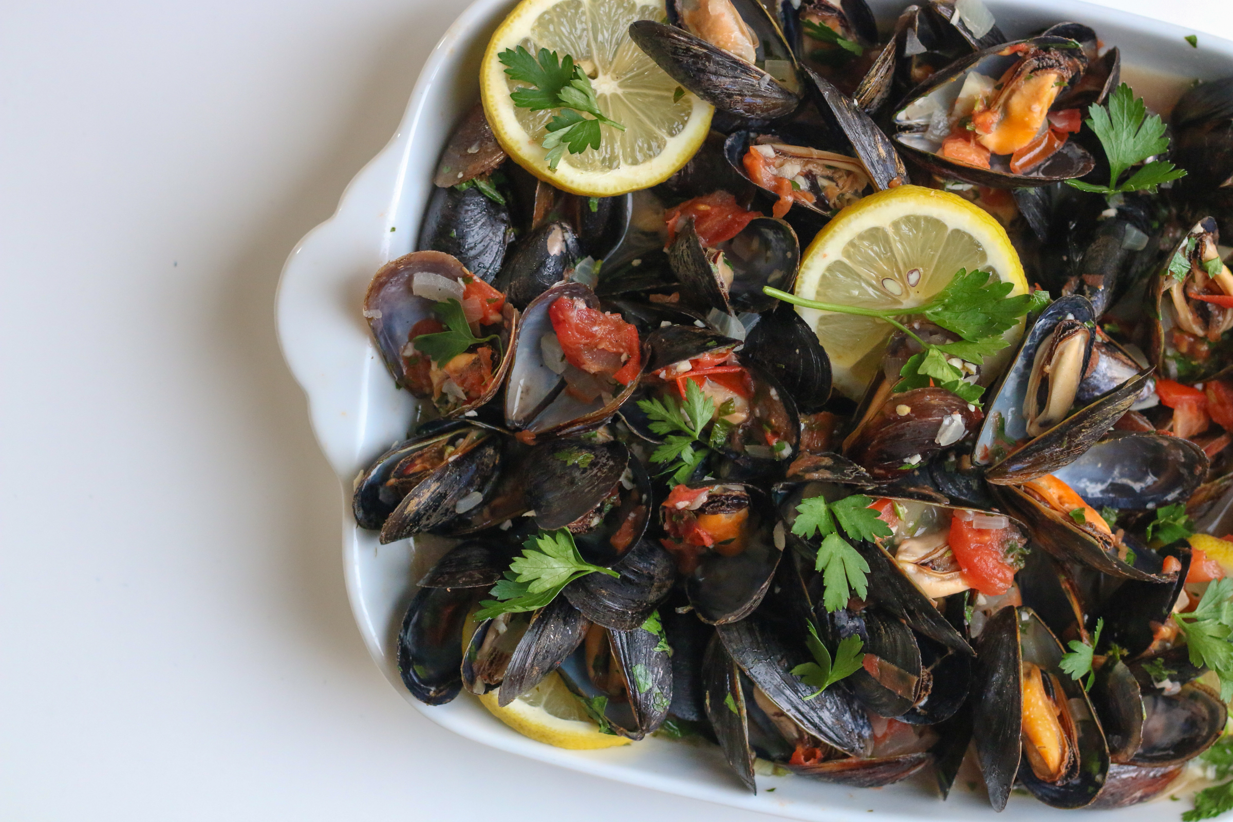 Mussels in White Wine Sauce Chef Julie Yoon