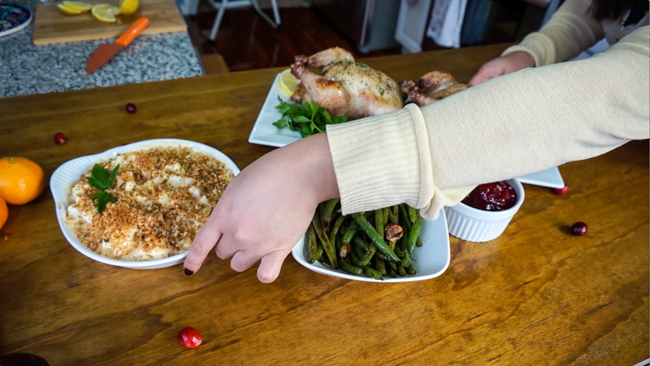 Behind The Scenes Thanksgiving Dinner for Two | ChefJulieYoon.com