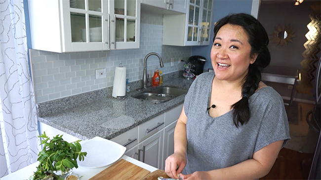 Behind The Scenes - Shrimp and Avocado Summer Rolls | ChefJulieYoon.com