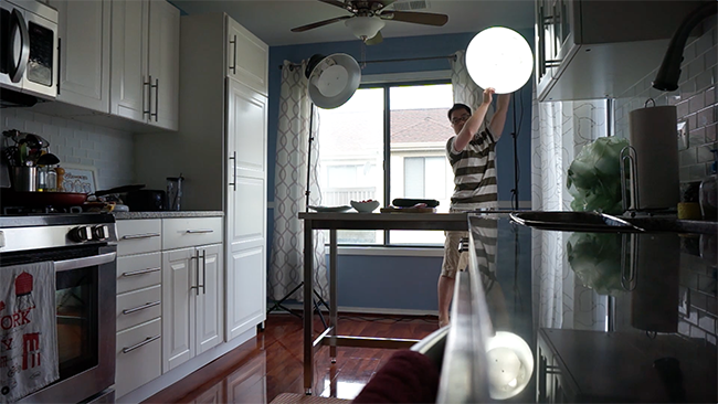 Behind The Scenes Summer Veggie Spaghetti | ChefJulieYoon.com