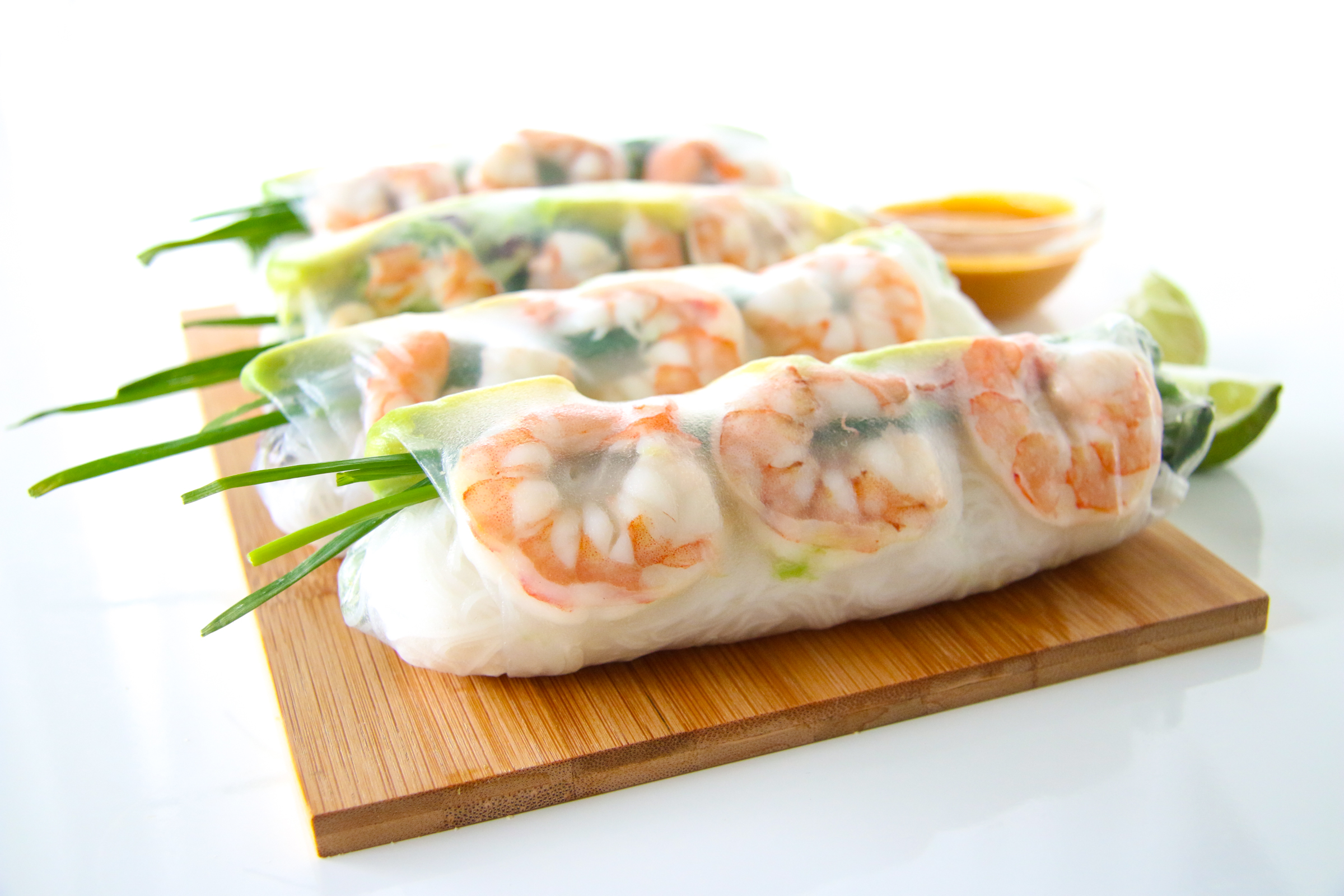 Shrimp and Avocado Summer Rolls (Fresh Spring Rolls) | Chef Julie Yoon