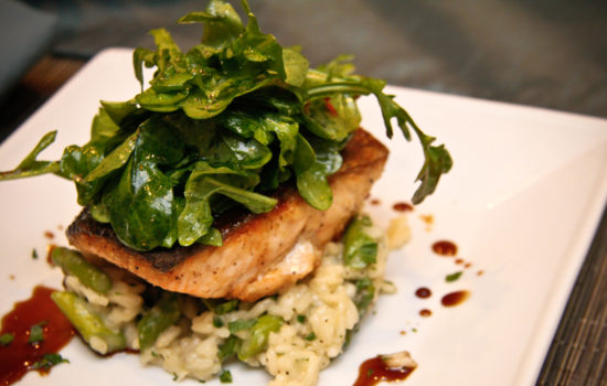 Crispy Glazed Salmon