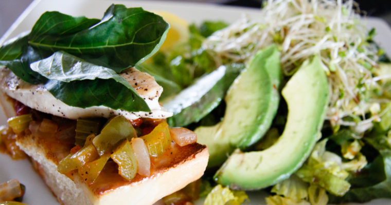 Chicken Caponata Sandwiches