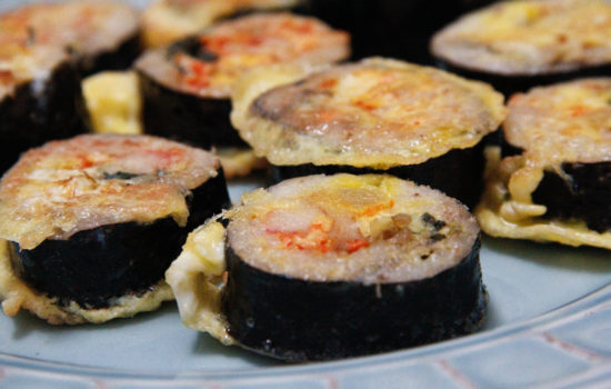 Egg Dipped Kimbap