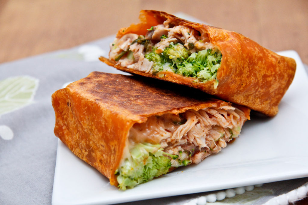 Chicken and Broccoli Burrito | ChefJulieYoon.com