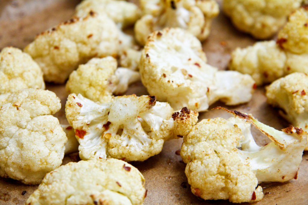 Roasted Cauliflower With Cumin And Chili 