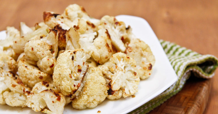 Roasted Cauliflower with Cumin and Chili