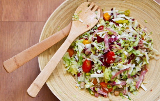 Savory Salami Chopped Salad