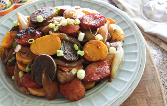 Kielbasa and Potatoes Skillet