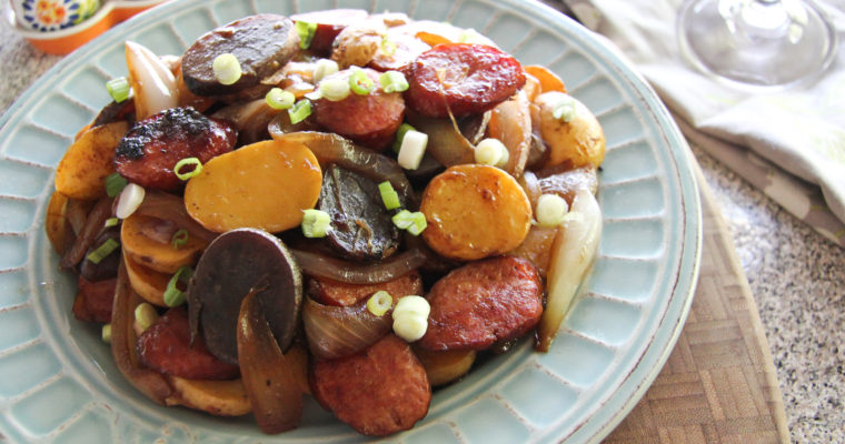 Kielbasa and Potatoes Skillet