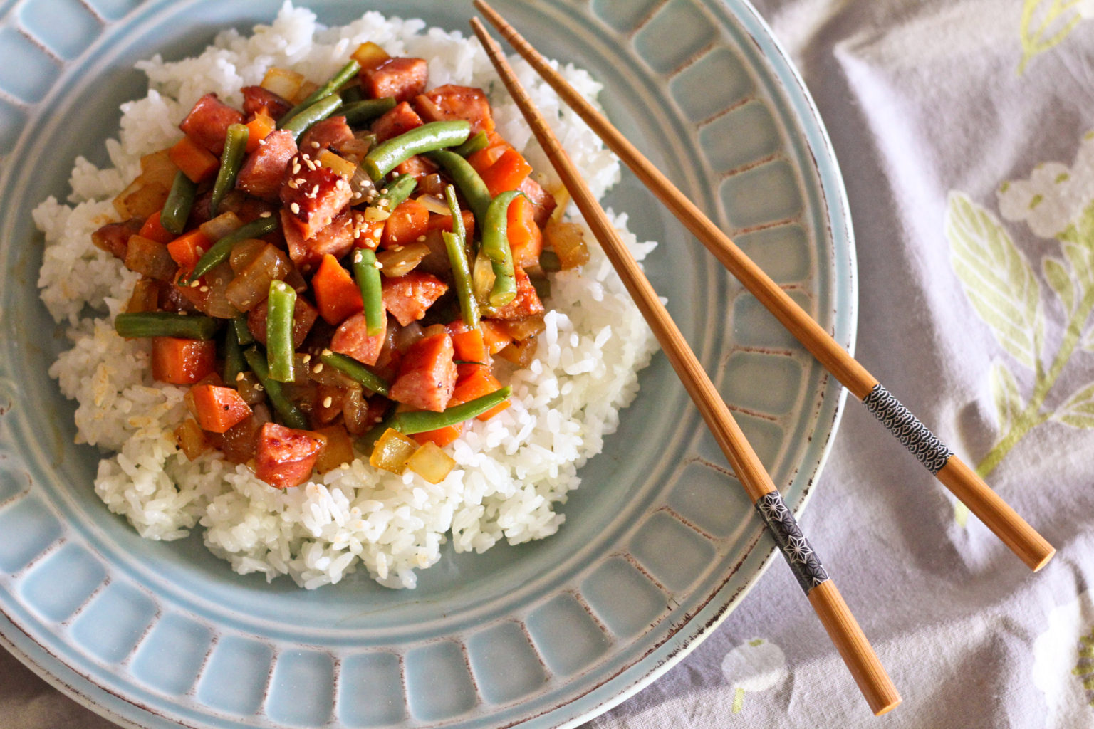 Chopped Kielbasa Stir Fry | Chef Julie Yoon