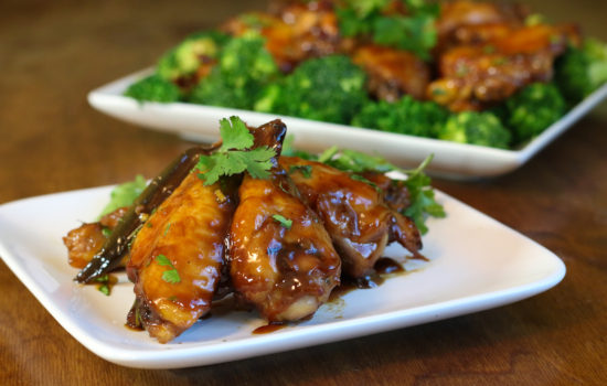 Lemon Ginger Sticky Wings