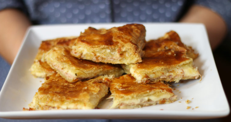 Turkey and Cheese Puff Pastry