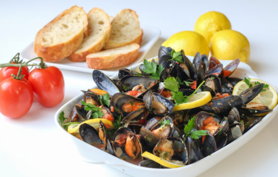Mussels in White Wine Sauce