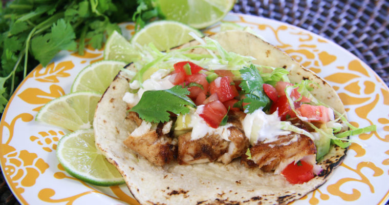 Fish Tacos with Fresh Salsa