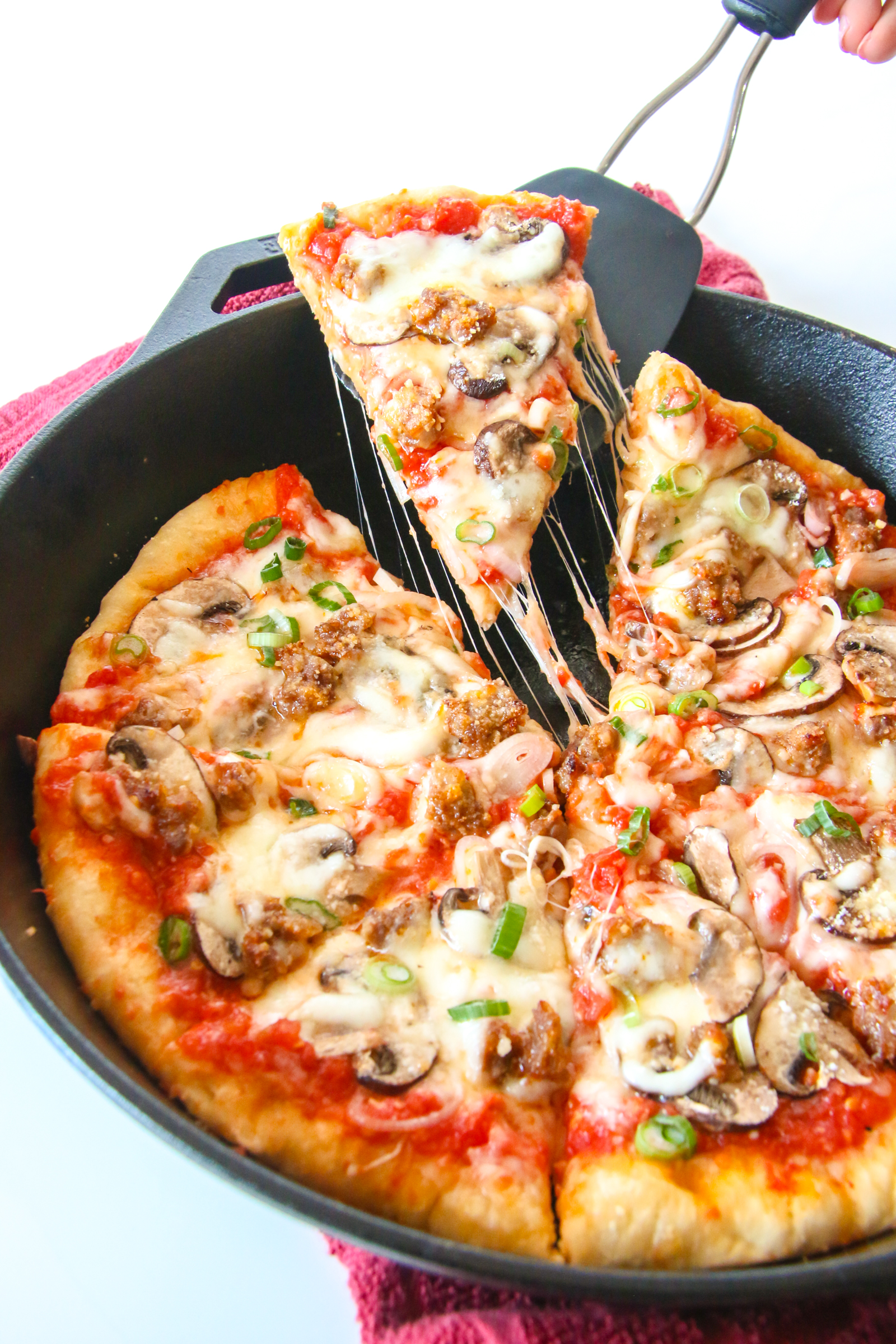 The Best Pan Pizza: How & What to Put On It - Foodie with Family