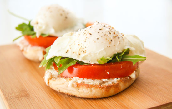 Poached Egg Sandwiches (open faced)