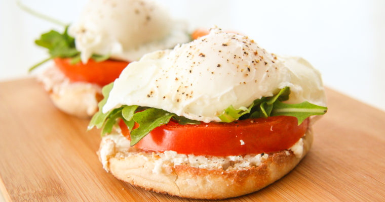 Poached Egg Sandwiches (open faced)