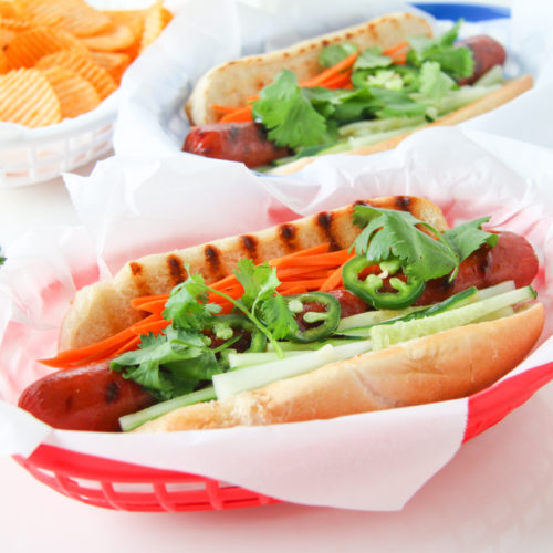 Banh Mi Hot Dogs Chef Julie Yoon