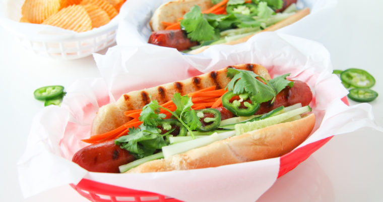 Banh Mi Hot Dogs