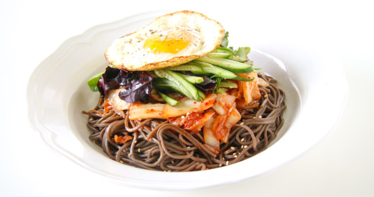 Korean Spicy Kimchi Noodles