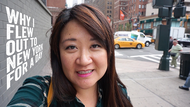 Why I flew out to New York for a day