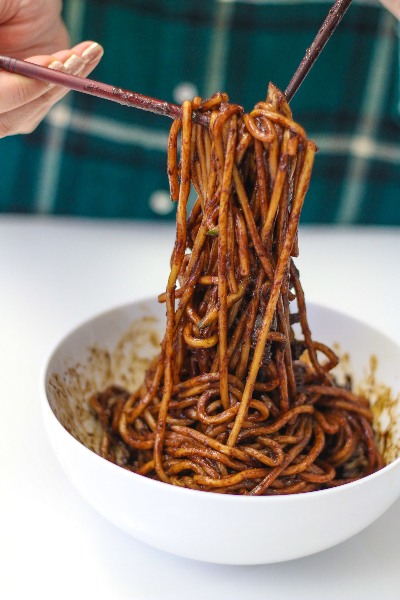 Noodles in Black Bean Sauce (Jjajangmyeon 짜장면 / Jajangmyeon 자장면