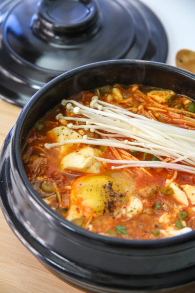 Kimchi Soondubu Jjigae (Kimchi Soft Tofu Stew: 김치순두부찌개) | Chef Julie Yoon