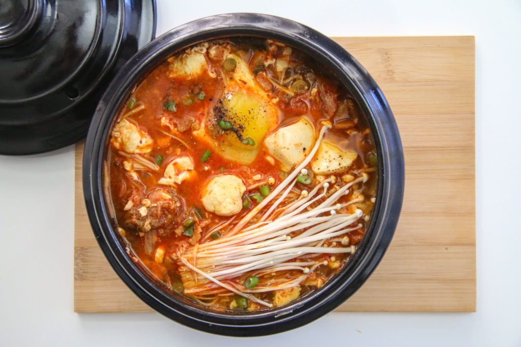 Kimchi Soondubu Jjigae (Kimchi Soft Tofu Stew: 김치순두부찌개) | Chef Julie Yoon