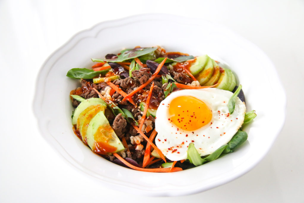 Beef & Barley Bibimbap Salad | Chef Julie Yoon