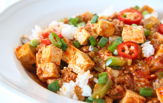 Korean Mapo Tofu (마파 두부)