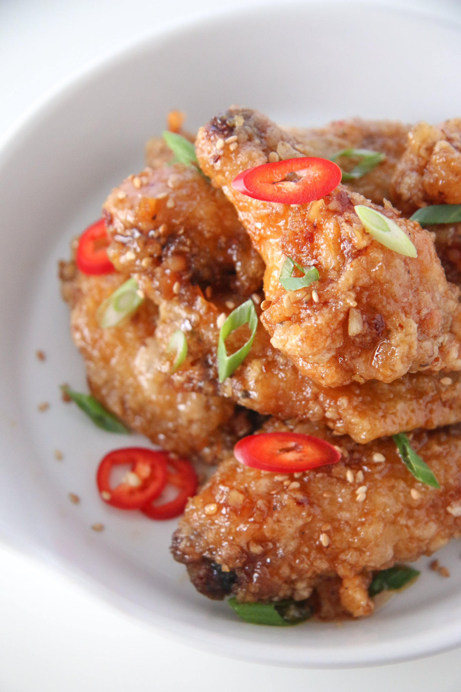 Korean Fried Chicken Recipe [+VIDEO] - Dinner, then Dessert