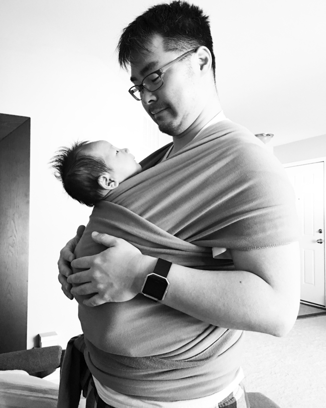 Watching my husband become a dad