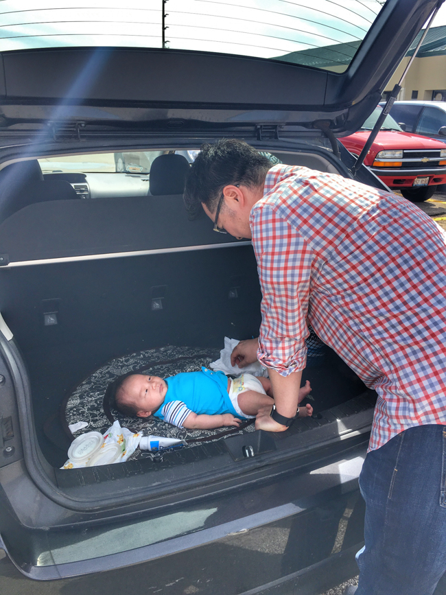 Parenthood is messy business!