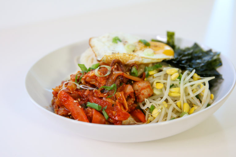 Spicy Octopus Stir fry with Noodles Recipe + GIVEAWAY with Seoul Mills