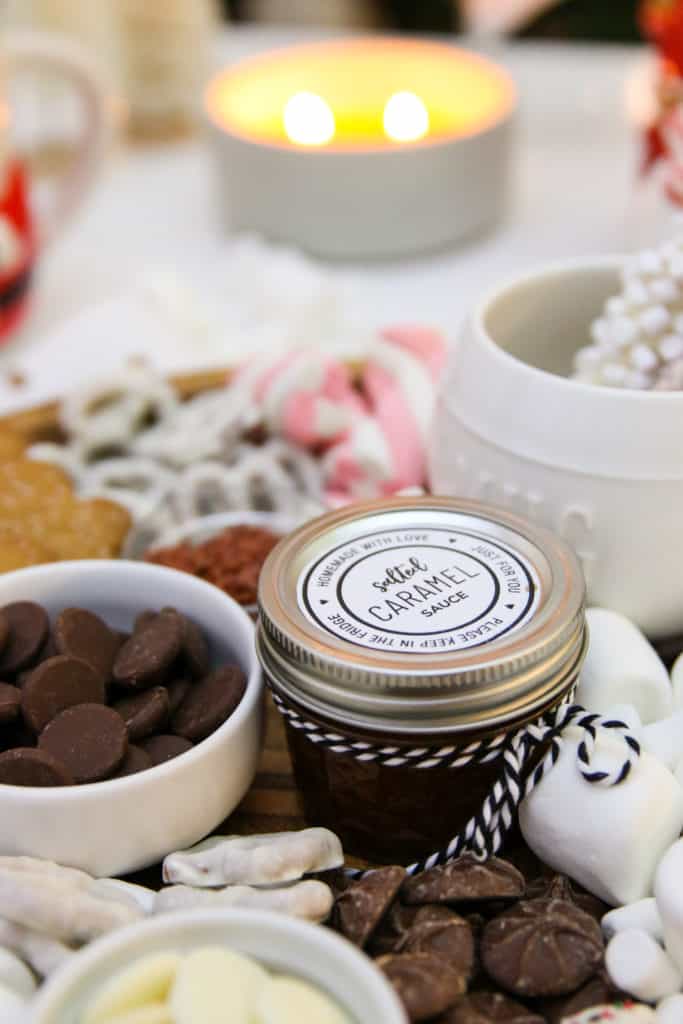 Salted Caramel Sauce and Free Printable Labels | Chef Julie Yoon